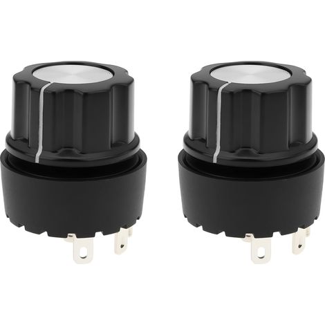 Lot de 2 interrupteurs rotatifs M4190212230 à 6 broches 5 vitesses pour petits appareils électroménagers (1/5)