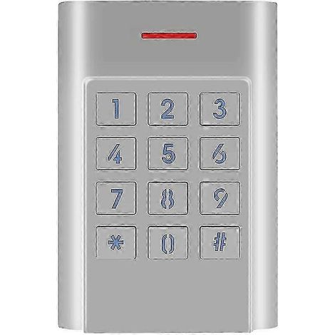 Clavier de contrôle d'accès autonome étanche IP68 pour 1000 utilisateurs (2025), boîtier métallique, lecteur de cartes de sécurité, ouvre-serrurier électrique, relais simple K5 (1/5)