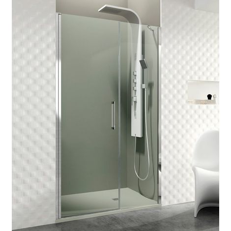 Open COMBI E, puerta abatible con cierre a fijo Medidas de fijo y puerta: Rango 93,6-97,6 cm Fijo 25 cm + Puerta 70 cm (1/4)