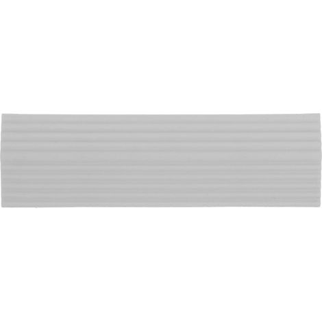 Zugangsrampe aus Kunststoff mit Schwelle, schräge Eingangsrampe für Saugroboter – 17,1 x 5,1 cm – Grau (1/2)