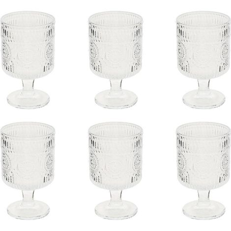 Lot de 6 Verres à Vin "Ina" 21cl Transparent (1/4)