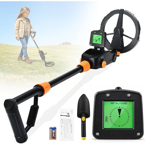 Détecteur de métaux Enfant, Profondeur 10 cm, écran LCD, Bobine étanche (1/5)