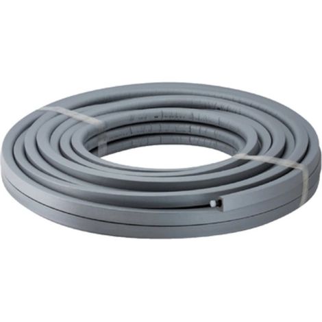 Mepla tube 16mm excentrique pré-isolation grise de 13 mm