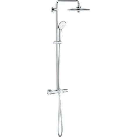 Grohe 26114002 Euphoria 260 Shower system with bath thermostat for wall mounting - Chrome