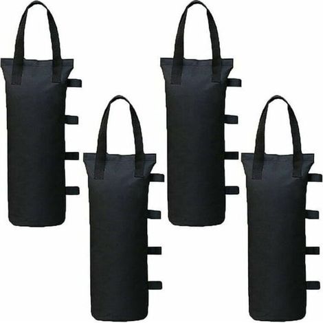 Lot de 4 Poids de Gazebo pour Tonnelle et Pavillon. Sac de Lestage Sable pour Jambes. Tentes Pare-Soleil. Parasol (1/5)