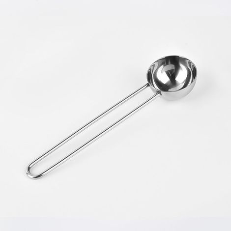 Cuchara Medidora - Acero Inoxidable - Mango Largo - Para Café y Té - 1 Unidad (1/5)