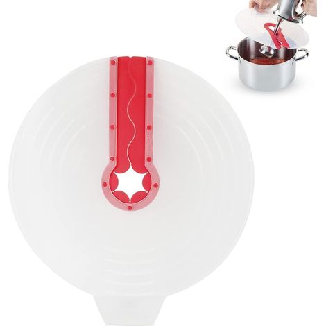 Couvercle en silicone anti-pulvérisation, 31 x 34 cm, pour bols, couvercle universel pour fouetter la crème et les oeufs, empêche les éclaboussures de pâte pendant le mélangeur (1/5)