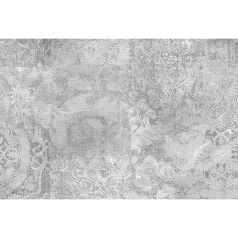 Papier peint panoramique vintage gris Tapisserie panoramique parfaite pour salle à manger Papiers peints panoramiques à motifs orientaux (1/3)