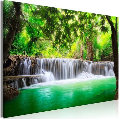 Tableau Cascade de Kanjanaburi (1 partie) large - 120 x 80 cm (1/3)