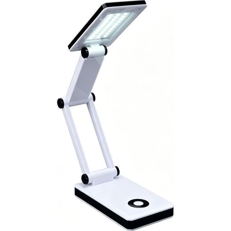 Lampe de bureau LED pliante anti-lumière bleue rechargeable USB protection des yeux 5 niveaux de luminosité (1/5)