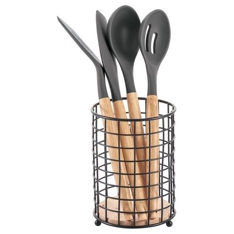 Porte couverts Design industriel Bois & Acier ELIE Noir mat MSV (1/4)