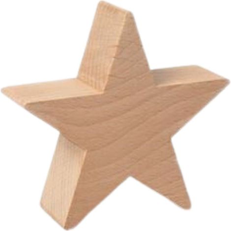 Stella in legno per albero di Natale H9 (kit da 3) (1/2)