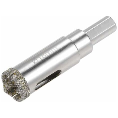 Diamant Foret de scie cloche en verre avec embout pilote central pour verre, céramique carrelage 18mm (1/4)