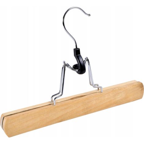 Hosenbügel aus Holz, 2 Stück