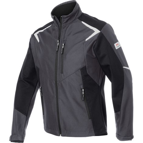 Kübler Softshell Jacke BODYFORCE anthrazit/schwarz Gr. XXL (1/2)