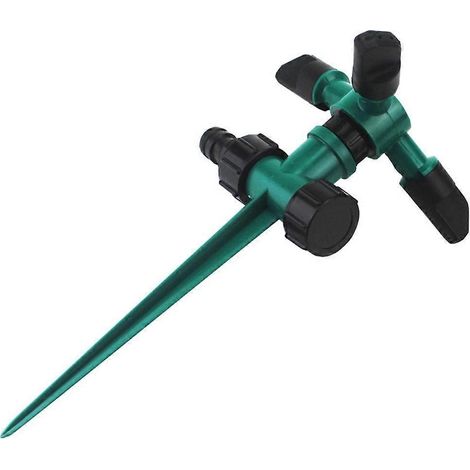 Arroseur de jardin, arroseur de pelouse, système d'arrosage pour l'irrigation du gazon avec portée de pulvérisation réglable ( ) (1/4)