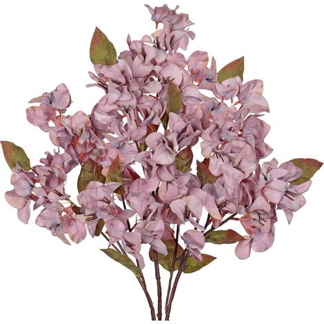 Fiori Artificiali Buganvillee Seta Viola 5 pz 70 cm (1/5)