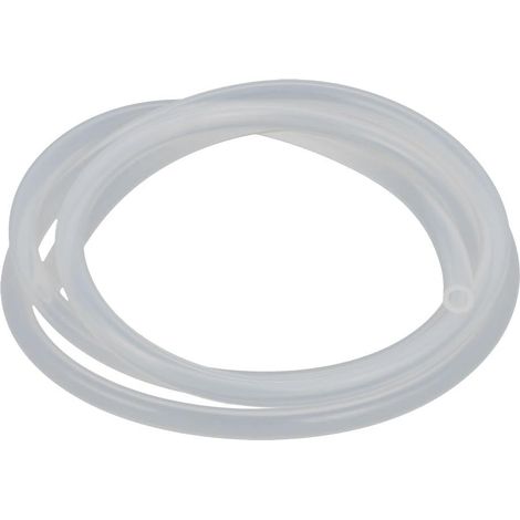 Silikonschlauch – 1 Meter – Gummi – Temperaturbeständig – Transferpumpe – 4 mm x 6 mm (1/2)