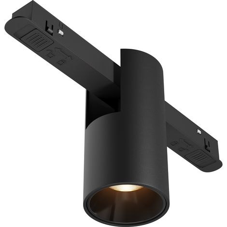 Spot LED sur rail magnétique noir 7W 3000K Maytoni (1/5)
