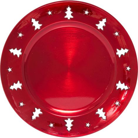 ASS PRES DECOUPE RED D33CM - Atmosphera créateur d'intérieur (1/5)