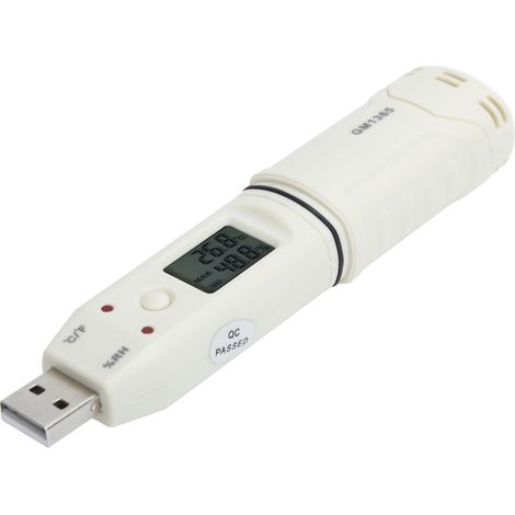 Enregistreur numérique de température et d'humidité pour intérieur, thermomètre et hygromètre avec alarme (1/5)