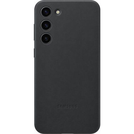 Coque en cuir S23+ Noir (1/5)