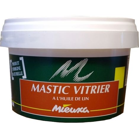 MASTIC VITRIER INCOL. POT 500G MIEUXA 1022035
