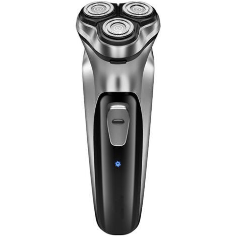 Rasoir électrique pour homme, rechargeable, humide et sec, avec têtes rotatives 3D, écran LCD, portable pour la maison et la salle de bain