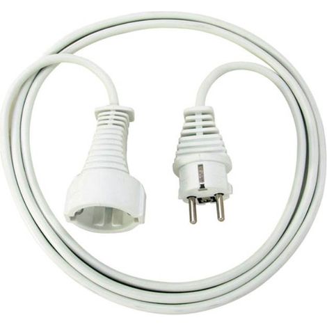 Brennenstuhl 1168120015 Strom Verlängerungskabel Weiß 2.00 m H05VV-F 3G 1,5 mm²