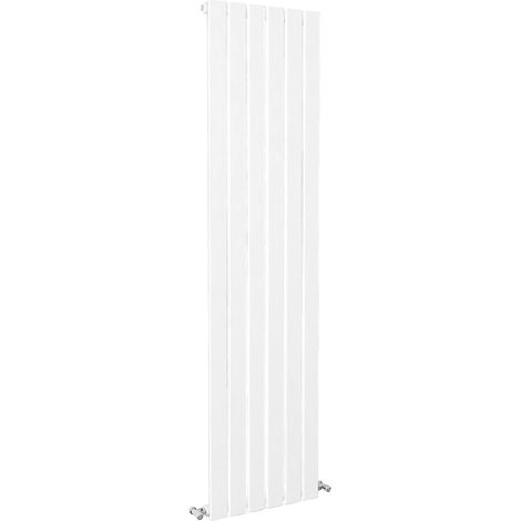 SKY Bathroom Flat Panel Radiator Vertical 1600x408mm Single White (1/5)