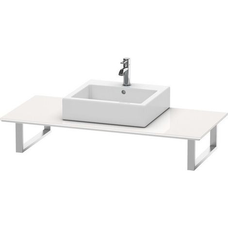 Console Duravit X-Large Console per lavabi da appoggio e lavabi da incasso, 026C, con un foro, per angolo sinistro, profondità 550 mm, Colore (anteriore/corpo): Ciliegio del Ticino - XL026C07373