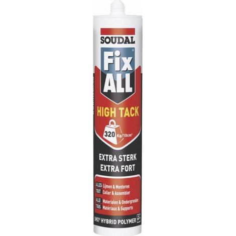 Mastic Colle - Élastique Permanent - Résistant UV - Pour Construction Industrie - 290 ml (1/4)