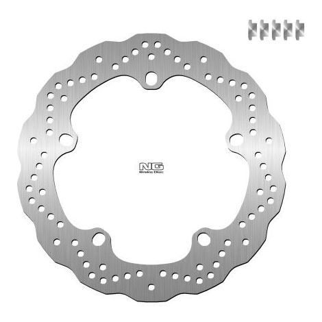 Disco freno anteriore NG BMW R 850GS '99-'07/1100GS '94-'01/1150/1200GS '04-'18, F750 GS '18-'20, F850 GS '19-'20 (305X181X4.8MM) (5X14.0MM) Wave