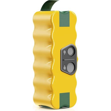 Batterie pour iRobot Roomba 500 600 700 800 Séries et R3, Scooba 450 Aspirateur, 14.4V 4500mAh Ni-MH, avec 2 Brosses Latérales (1/4)