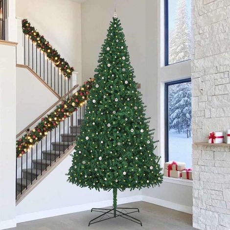 vidaXL Sapin de Noël Vert 400 cm PVC (1/5)