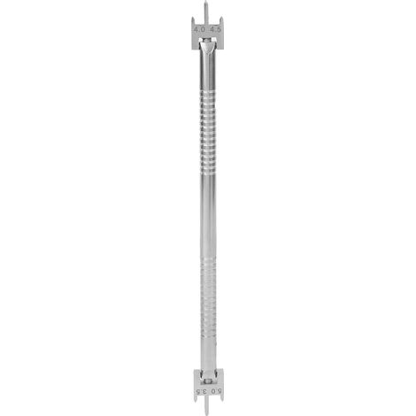 Jauge de positionnement dentaire ajustable pour attaches orthodontiques - Instrument de mesure de hauteur (1/5)