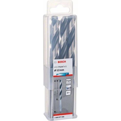 Broca para metal HSS-RPointTeQ DIN338 12.0x101x151 (5 uds.) BOSCH 2608577288
