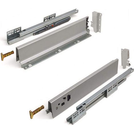 Schubladensystem Modern Box Zargenhöhe 84 mm Nennlänge 450 mm Soft-Close