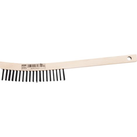 PFERD TOOLS Handbürste mit langem Griff HBU 3reihig Stahl-Draht-Ø 0,35 mm universell einsetzbar 10 Stk (1/5)