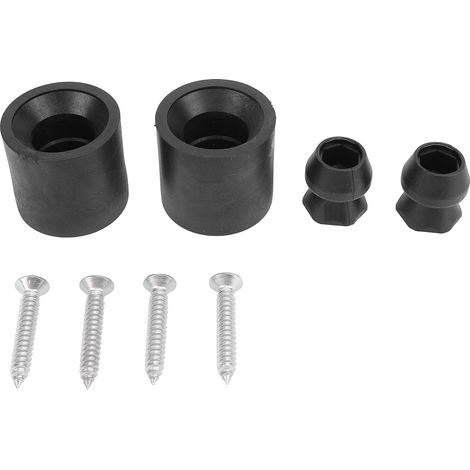 Ortviai Support de Porte pour Remorque et Camping-car – Lot de 2 (8 pièces), en Caoutchouc et ABS, Réf. 10665