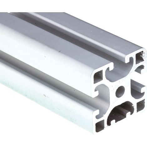 Rs Pro – Profilé aluminium 40 x 40 mm – Longueur 2000 mm – Système 2S – Série Profile 8 – Rainures 8 mm, 3 unités (1/2)