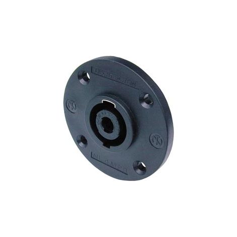 Neutrik - conector speakon de chasis macho - 4 contactos - color negro - formato "d"