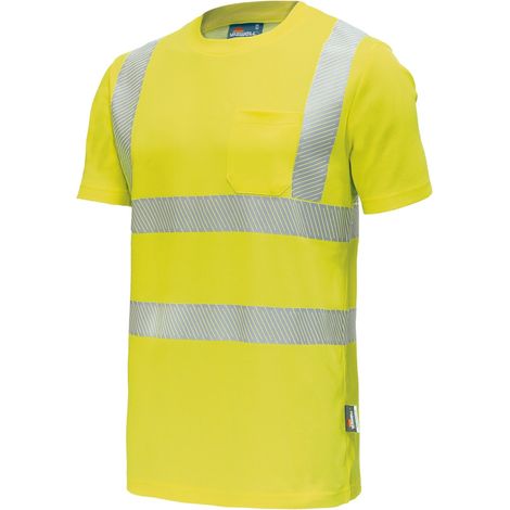 Vizwell Warnschutz-T-Shirt VWT313 Gr. 3XL leuchtgelb/marine