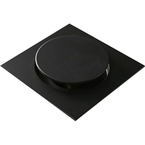 Bonde de sol en cuivre massif, à bascule et à poussée, anti-insectes et anti-odeurs, pour piscine et baignoire domestiques - Noir (1/5)