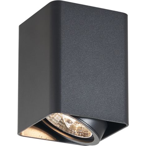 Design Surface-Mounted Spotlight Black GU10 70mm Rotatable and Tiltable - Vox (1/5)