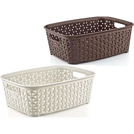 Cesta de mimbre 24x18x8cm  HOBO41251