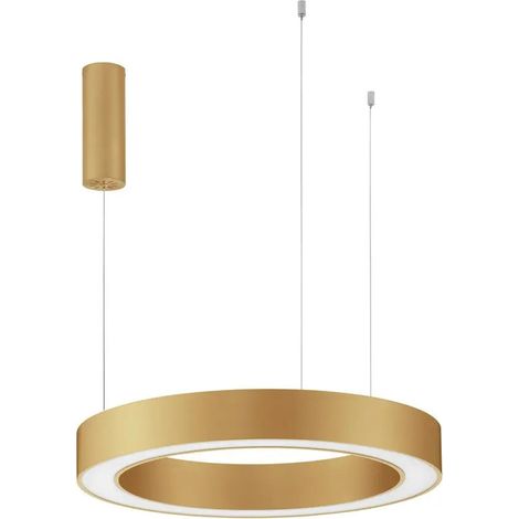 [NEUWERTIG] B-Ware Nova Luce Pendelleuchte Hängelampe Morbido Led Messing Dimmer Cct Tuya App 60cm