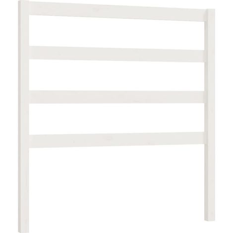 Testiera letto accessorio mobili camera da letto 95 x 4 x 100 cm legno bianco TDL0203658