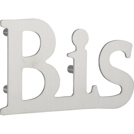 THIRARD - Lettre Bis à visser, inox, H.80mm - THIRARD (1/2)