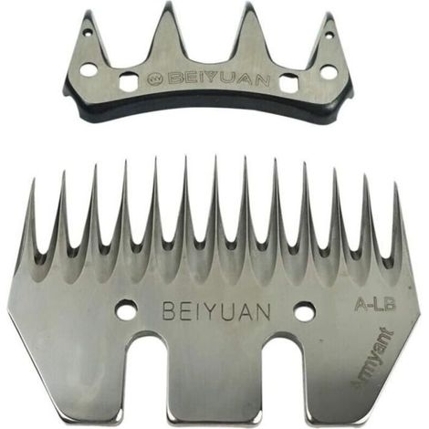 Ciseaux à mouton 13 dents Lame électrique Beiyuan Ciseaux à moutons Peigne et Cutter – Remplacement pour tondeuse mouton,alpa (1/4)